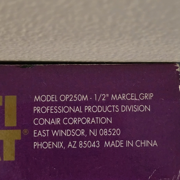 Brand new Conair 24k gold-plated Marcel Curling Iron - Picture 3 of 3